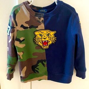 Polo by Ralph Lauren varsity crew neck sweater/ boys size 3yr